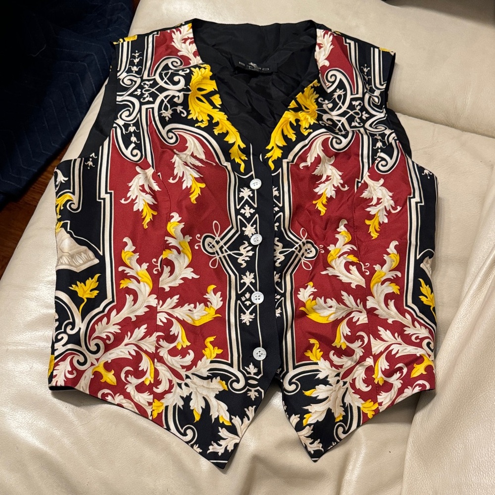 Vintage Etro intricate vest